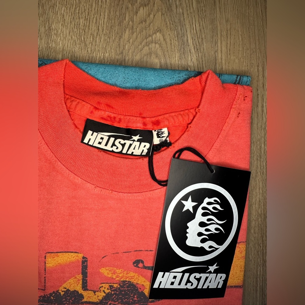 Hellstar Rasta ‘Multi’ T-Shirt - Picture 5 of 9